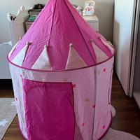 Tenda da gioco rosa tema castello Maisons du Monde