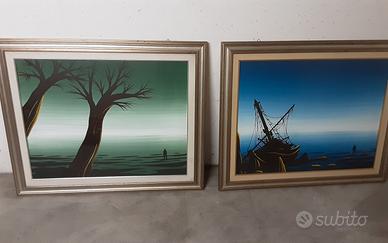 2 Quadri autore Marcello Antonelli, 70x90
