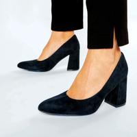 Decolletè con tacco, pelle, nero, Clarks, EU42 UK8