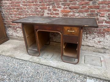 scrivania da restaurare epoca vecchia vintage