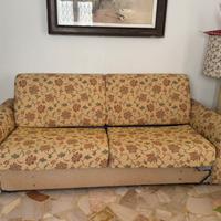Divano letto 3 posti con materasso