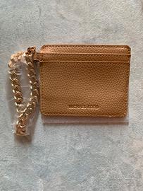 Michael kors porta tessere donna in pelle