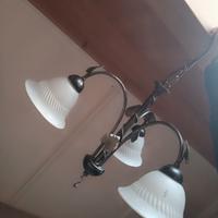 lampadario ventege antichizzato 