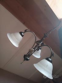 lampadario ventege antichizzato 