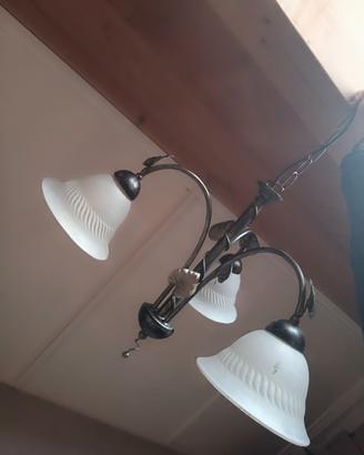 lampadario ventege antichizzato 