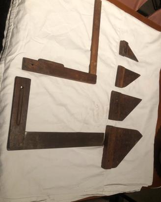 Squadre in legno antiche