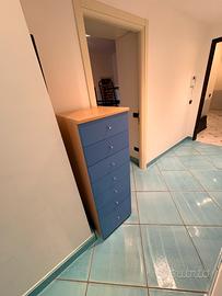 Cassettiera in legno