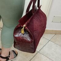 BORSA IN CUOIO-MARCA IANNICE GAETANO-STILE TOTE
