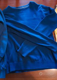 Maglia manica lunga blu 11/12 anni 