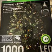 1000 + 1000 luci LED multicolor di Natale