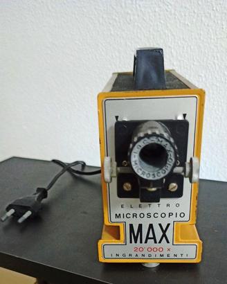 Elettromicroscopio MAX Vintage Anni 70 I.G.C.