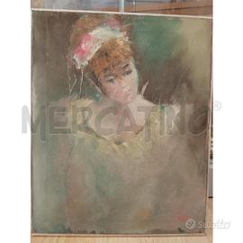 QUADRO VECCHIO GINO TILI OLIO SU TELA 50 X 40 VOLT