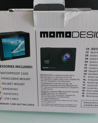Action camera Momo Design nuova