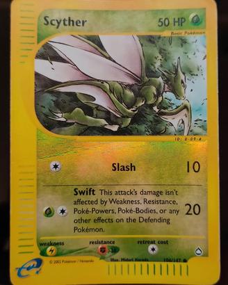 Pokemon Scyther 106/147 Reverse Holo Aquapolis ENG