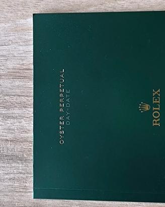 libretto rolex day date Oyster perpetual originale