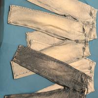 Lotto 4 paia di jeans bershka
