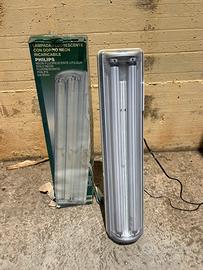 Lampada Fluorescente con Doppio Neon ricaricabile