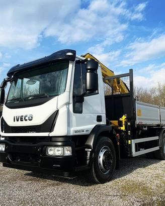 Iveco Eurocargo 190El28 gru e Rib. Pronta consegna