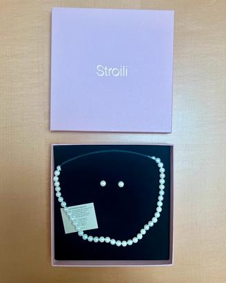 Set collana e orecchini di perle Stroili