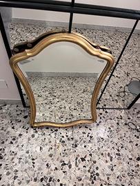 SPECCHIO CORNICE DORATA