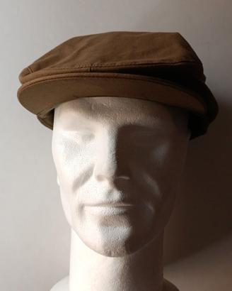 Coppola unisex in cotone verde caki 