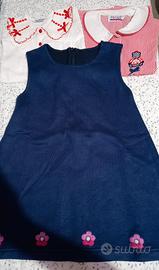 Lotto abbigliamento vintage per bambina di 5 anni 