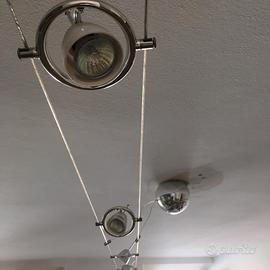 Set di faretti con cavi a binario