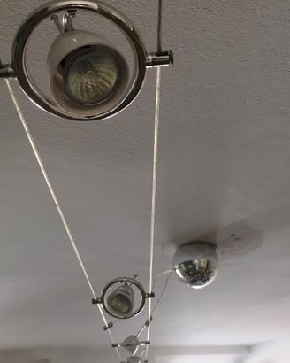 Set di faretti con cavi a binario