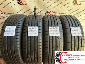 4 PNEUMATICI 215/65 R17 CONTINENTAL ESTIVE