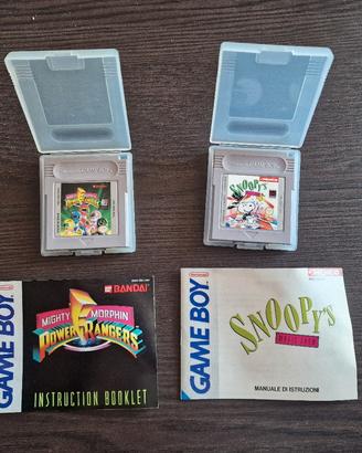 due giochi per console Nintendo Game boy 