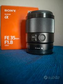Obiettivo Sony e-mount FE 35 1.8