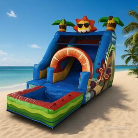 scivolo gonfiabile palma slide