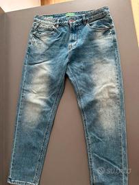 Jeans Gianni Lupo Uomo Slim Fit - Lavaggio Sfumato
