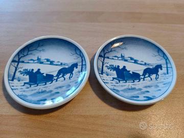 Coppia mini piatti Royal Copenhagen