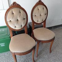 Coppia di sedie Ovaline 