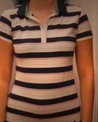Polo Ellesse tg L righine brillantinatw