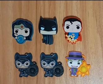 Lotto 6 Mini Figure DC Comics 1€ al pezzo 