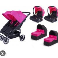 passeggino baby monster rosa
