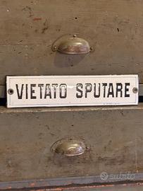 Insegna smaltata