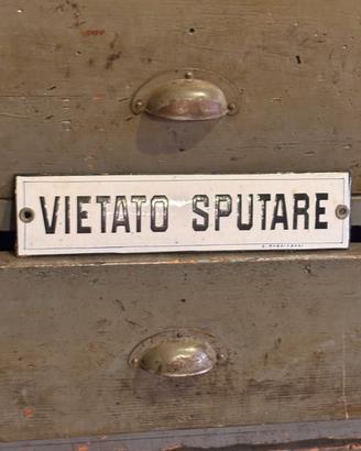Insegna smaltata