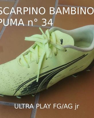 Scarpino calcio bambino PUMA n° 34 + OMAGGIO