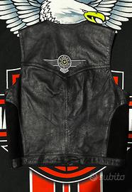 Gilet in pelle tg L originale Harley Davidson Raro