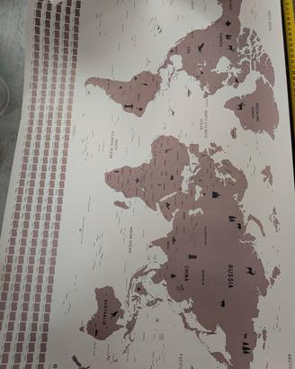 Mappa del mondo da grattare NUOVA - Envami