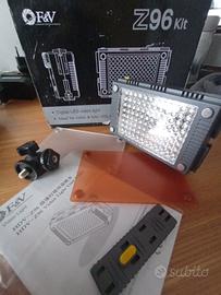 HDVq F&V Z96 Pannello luce 96 led batteria
