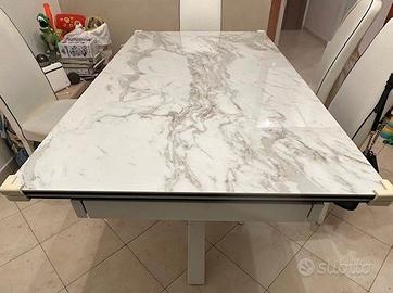 tavolo stones ceramica 1 (all. 160/240 x 90cm )