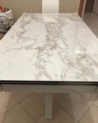 tavolo stones ceramica 1 (all. 160/240 x 90cm )