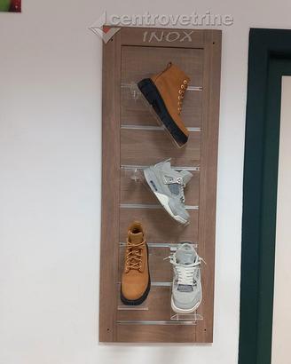 KIT 2 PANNELLO DOGATO A PARETE PER SCARPE