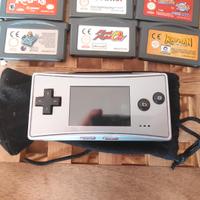 Nintendo Game Boy Micro + 10 Giochi Inclusi 