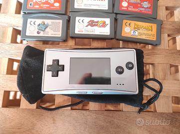 Nintendo Game Boy Micro + 10 Giochi Inclusi 