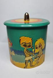 Scatola latta vintage Nestlé “Spiaggia” vintage